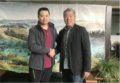 中国へ